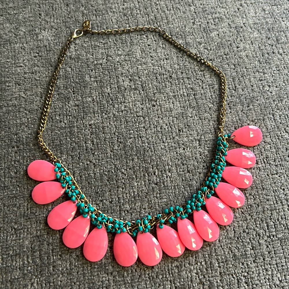 Beautiful coral and turquoise necklace